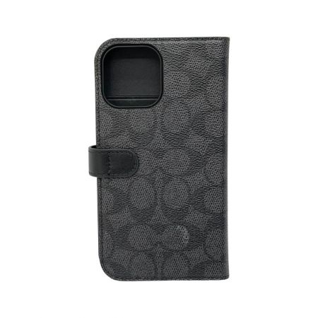  COACH コーチ スマホケース　手帳型　iPhone14 PRO MAX CG514 ブラック