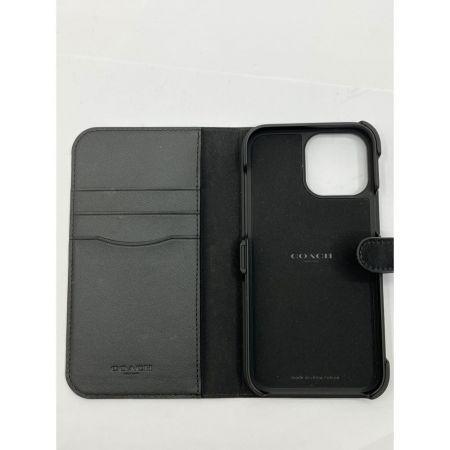  COACH コーチ スマホケース　手帳型　iPhone14 PRO MAX CG514 ブラック