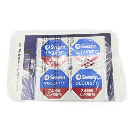  Swann カラー暗視/点滅&警告ライト搭載カメラ　Enforcer Security System A446804SLV1JP
