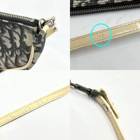  Christian Dior クリスチャンディオール CM0042 ブラック サドルバッグ　トロッター　PVC　塩ビ