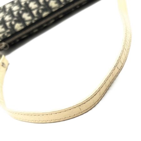  Christian Dior クリスチャンディオール CM0042 ブラック サドルバッグ　トロッター　PVC　塩ビ