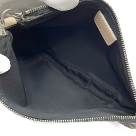  Christian Dior クリスチャンディオール CM0042 ブラック サドルバッグ　トロッター　PVC　塩ビ