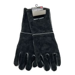 ◆◆ UNIFLAME ユニフレーム キャンプグローブ　ロング　牛革　ケプラー ブラック Sランク