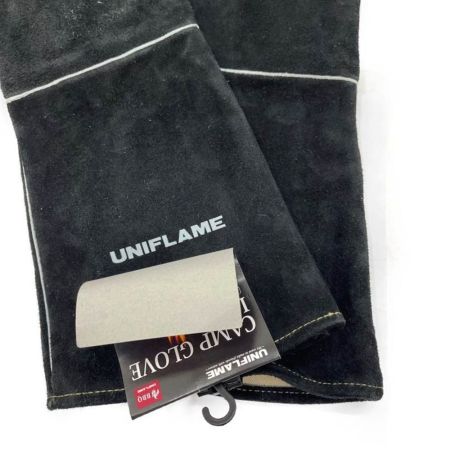  UNIFLAME ユニフレーム キャンプグローブ　ロング　牛革　ケプラー ブラック