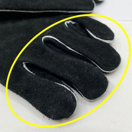  UNIFLAME ユニフレーム キャンプグローブ　ロング　牛革　ケプラー ブラック