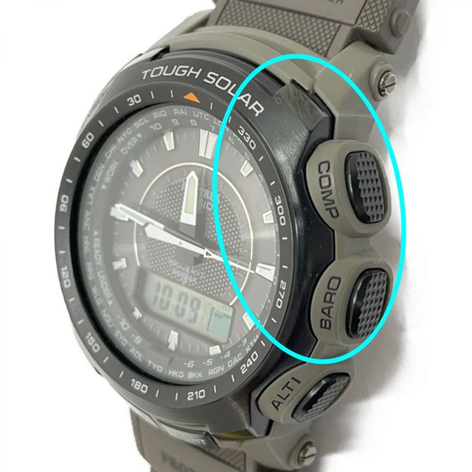 中古】 CASIO カシオ プロトレック タフソーラー 腕時計 PRW-5100B B