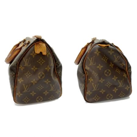 中古】 LOUIS VUITTON ルイヴィトン モノグラム スピーディ 25 千切れ