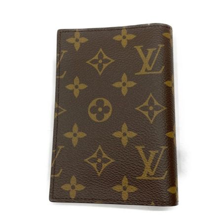  LOUIS VUITTON ルイヴィトン クーヴェルテュール・パスポール パスポートケース モノグラム M64502 ブラウン