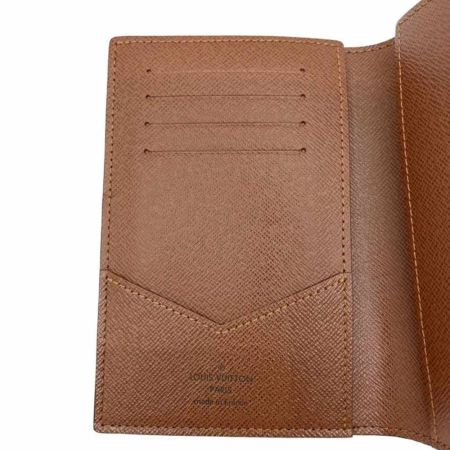  LOUIS VUITTON ルイヴィトン クーヴェルテュール・パスポール パスポートケース モノグラム M64502 ブラウン