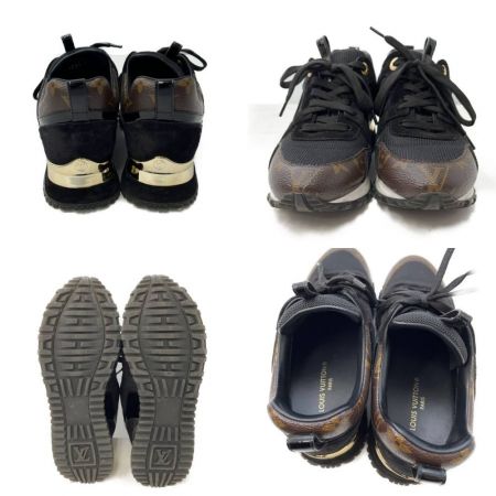  LOUIS VUITTON ルイヴィトン ランアウェイ・ライン スニーカー  35.1/2  BM0222 ブラウン×ブラック