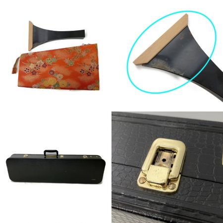   和楽器 蛇味線 　三線　沖縄　蛇柄　ハードケース付