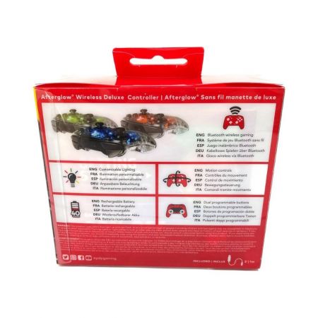  Nintendo ニンテンドウ 光るSwitchコントローラー PDP Afterglow LED ワイヤレス デラックス ゲームコントローラー