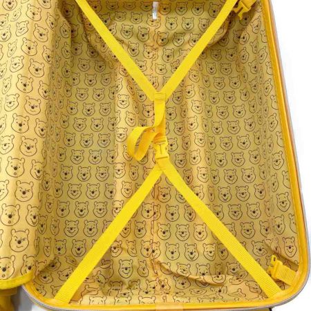  Disney ディズニー スーツケース 　プーさんフェイスイエロー　Mサイズ HAP2212-55 DN46 イエロー
