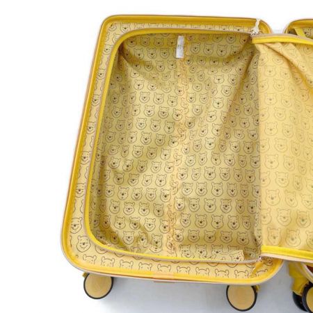  Disney ディズニー スーツケース 　プーさんフェイスイエロー　Mサイズ HAP2212-55 DN46 イエロー