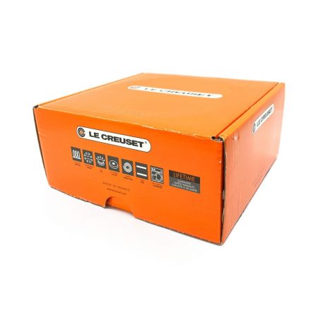  LE CREUSET ルクルーゼ 両手鍋　ホーロー鍋　20cm　2.4L　ガス・IH対応 オレンジ