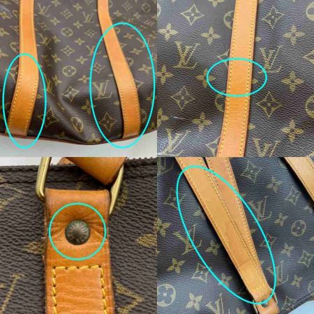  LOUIS VUITTON ルイヴィトン フラネリー50　モノグラム　ボストンバッグ M51116 ブラウン