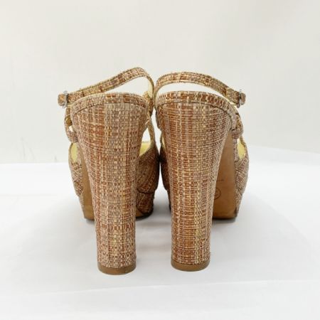  CHANEL シャネル サンダル　ブラウン SIZE 38 C5007 ブラウン