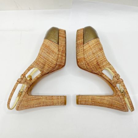  CHANEL シャネル サンダル　ブラウン SIZE 38 C5007 ブラウン