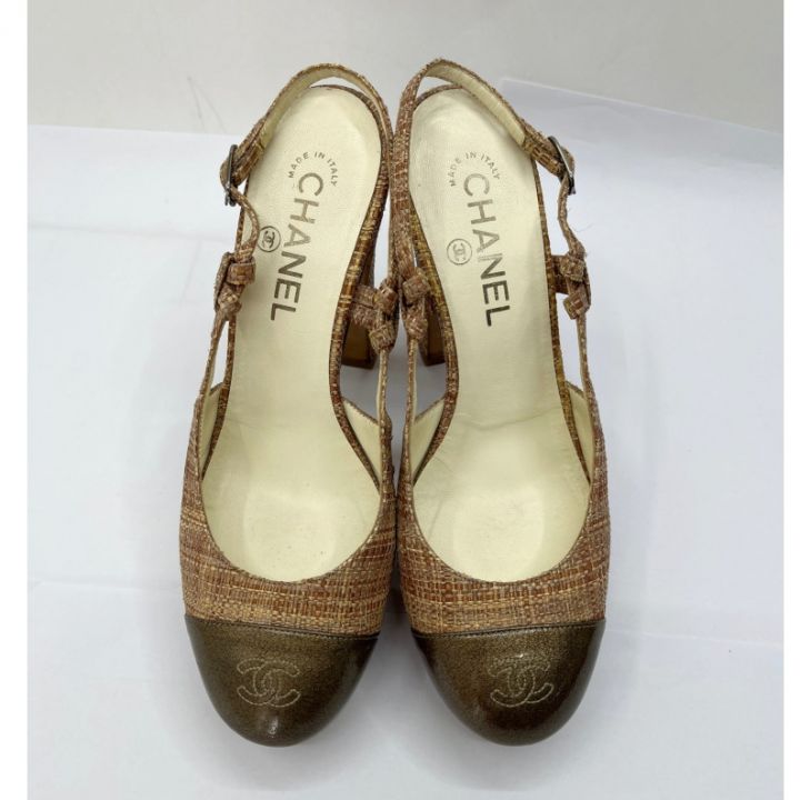 CHANEL シャネル サンダル ブラウン SIZE 38 C5007 ブラウン｜中古 