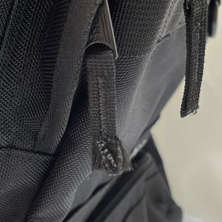  ALPHA アルファ リュック　裏地オレンジ　破れあり ブラック