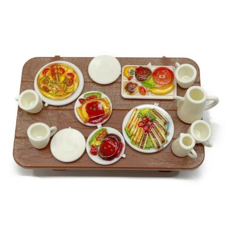   デラックス ムーミンハウス　箱付き　皿・パパのパイプ欠品