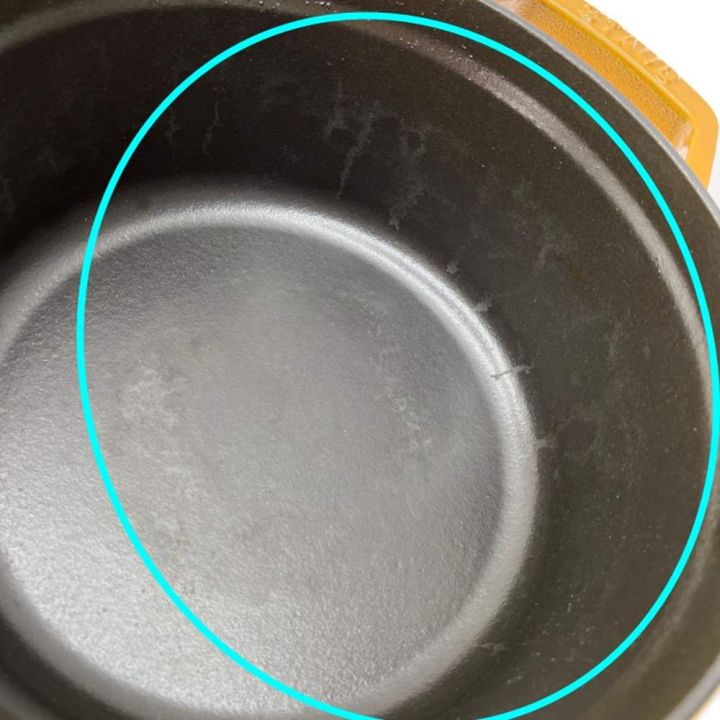 STAUB ストウブ 両手鍋 ホーロー鍋 ココット 22cm ガス・IH対応