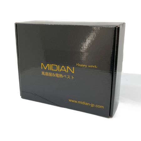  MIDIAN  風扇服＆電熱ベスト　空調作業服　2XL　モバイルバッテリー付き オリーブ
