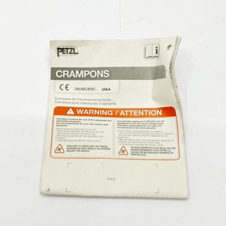  PETZL アイゼン　説明書付き Cidex 105A