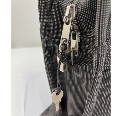  HERMES エルメス トートバッグ エールラインMM カデナ付 グレー