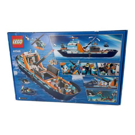  LEGO レゴブロック レゴシティ　北極探検船　冒険　アドベンチャー ボート 60368