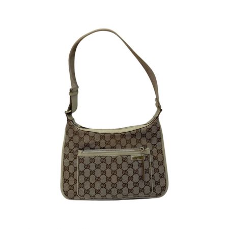  GUCCI グッチ ショルダーバッグ　肩掛け　GG　キャンバス 001･4198 ベージュ