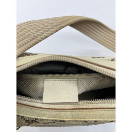  GUCCI グッチ ショルダーバッグ　肩掛け　GG　キャンバス 001･4198 ベージュ