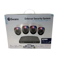 ◆◆ SWANN カラー暗視/点滅&警告ライト搭載カメラ　Enforcer Security System SWDVK-44680SL-JP Aランク