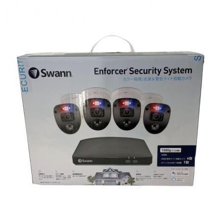  SWANN カラー暗視/点滅&警告ライト搭載カメラ　Enforcer Security System SWDVK-44680SL-JP