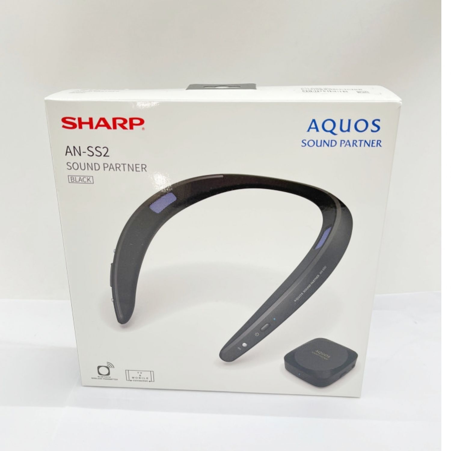 中古】 SHARP シャープ ヘッドホン ワイヤレスネックスピーカー AN-SS2