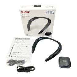◆◆ SHARP シャープ ヘッドホン ワイヤレスネックスピーカー  AN-SS2 ブラック Sランク