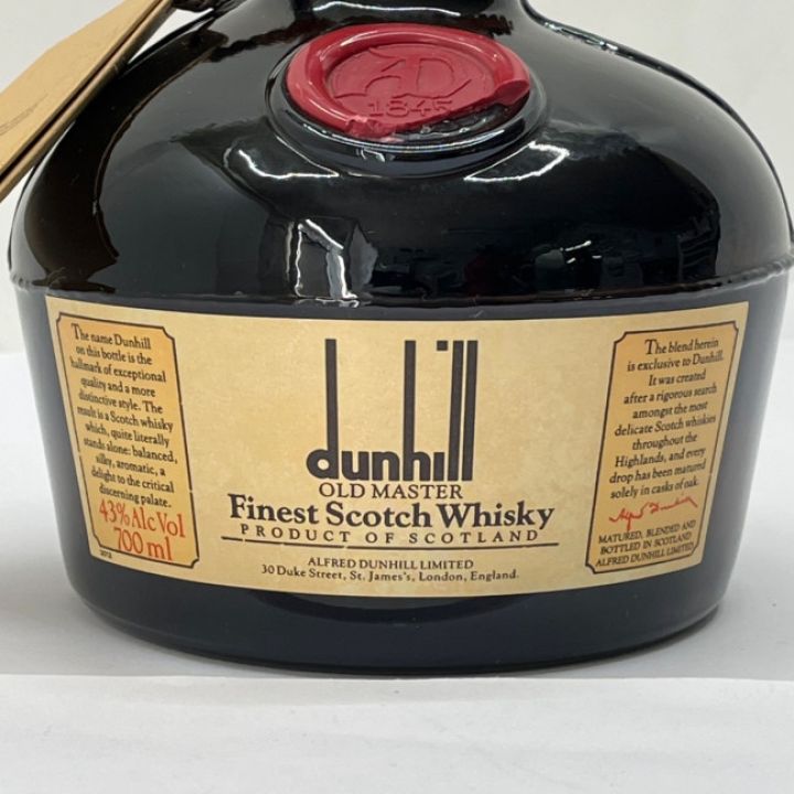 dunhill ダンヒル オールドマスター ファイネスト ウィスキー 700ml 43