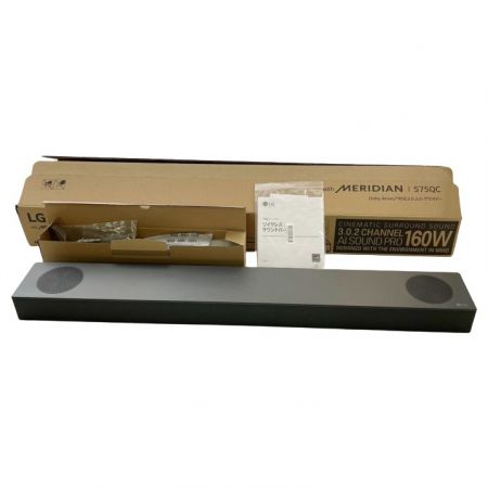  LG エルジー ディオ機器 スピーカー　ワイヤレス サウンドバー LG 160W Blue Tooth機能  S75QC