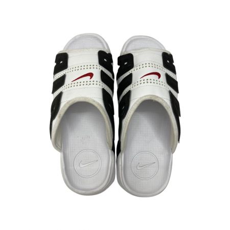  NIKE ナイキ サンダル　28ｃｍ　エアモアアップテンポ スライド AIR MORE UPTEMPO SLIDE FB7818-100 FB7818-100 ホワイト×ブラック