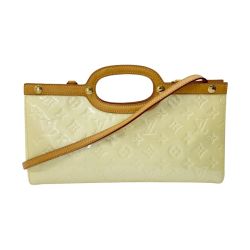 ◆◆ LOUIS VUITTON ルイヴィトン ノワゼット ロクスバリー・ドライブ パテントレザー M91372 イエロー Aランク