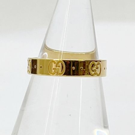  GUCCI グッチ 750　 K18 4.0g アイコンリング　指輪　12号