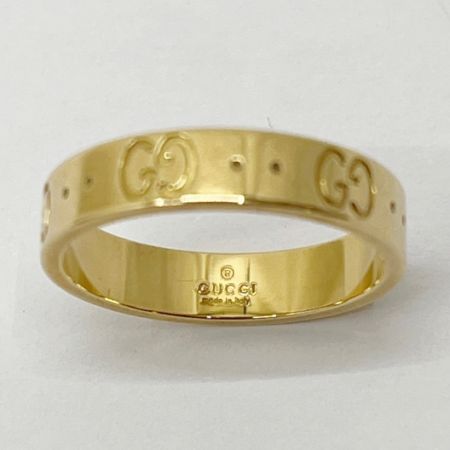 【中古】 GUCCI グッチ 750 K18 4.0g アイコンリング 指輪 12号 B