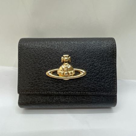  Vivienne Westwood ヴィヴィアン・ウエストウッド 二つ折り財布　がま口 ブラック