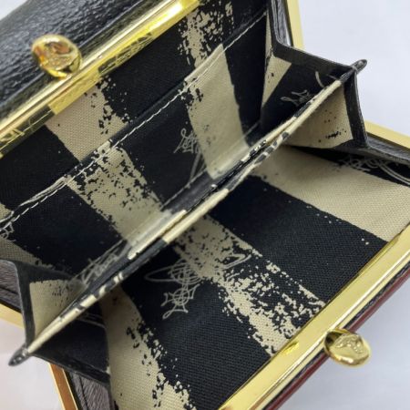  Vivienne Westwood ヴィヴィアン・ウエストウッド 二つ折り財布　がま口 ブラック