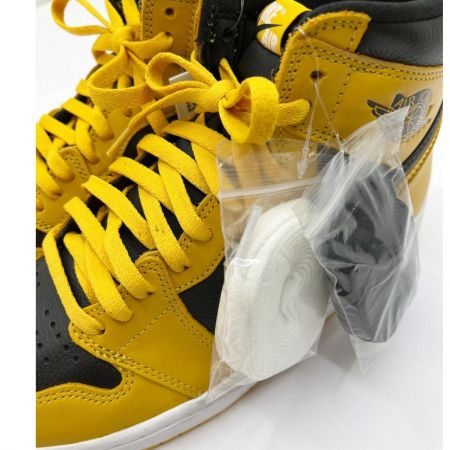  NIKE ナイキ エアジョーダン1 ハイ OG パラン ハイカットスニーカーシューズ 　27.5cm 555088-701 イエロー