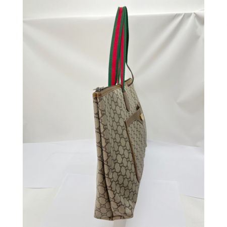  GUCCI グッチ グッチプラス　トートバッグ 　スライダー取れ ベージュ