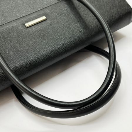  BURBERRY バーバリー ハンドバッグ　角スレ・キズ有り ブラック