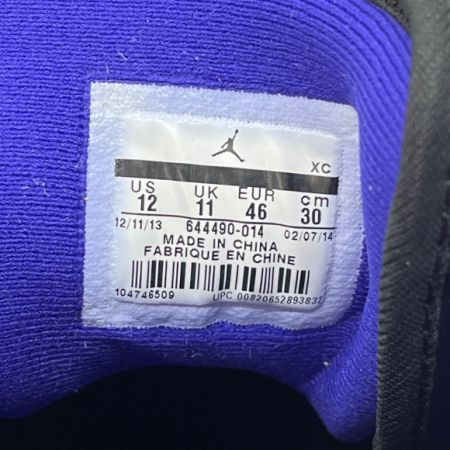  NIKE ナイキ スニーカー　AJ1 RETRO 86　JP30cm/US12 644490-014 ブラック×パープル