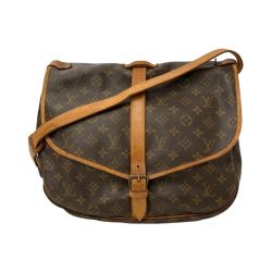 ◆◆ LOUIS VUITTON ルイヴィトン モノグラム ソミュール35 ショルダーバッグ M42254 Cランク
