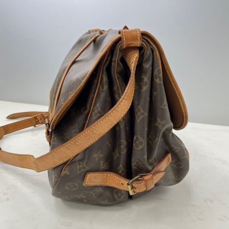 中古】 LOUIS VUITTON ルイヴィトン モノグラム ソミュール35